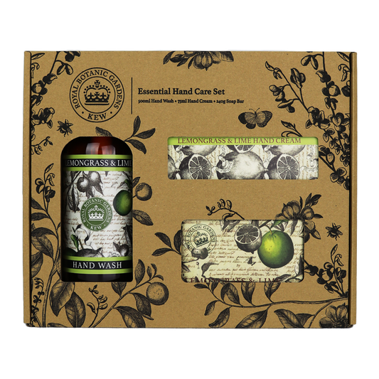 Kew Gardens Lemongrass and Lime Essential Hand Care Gift Box