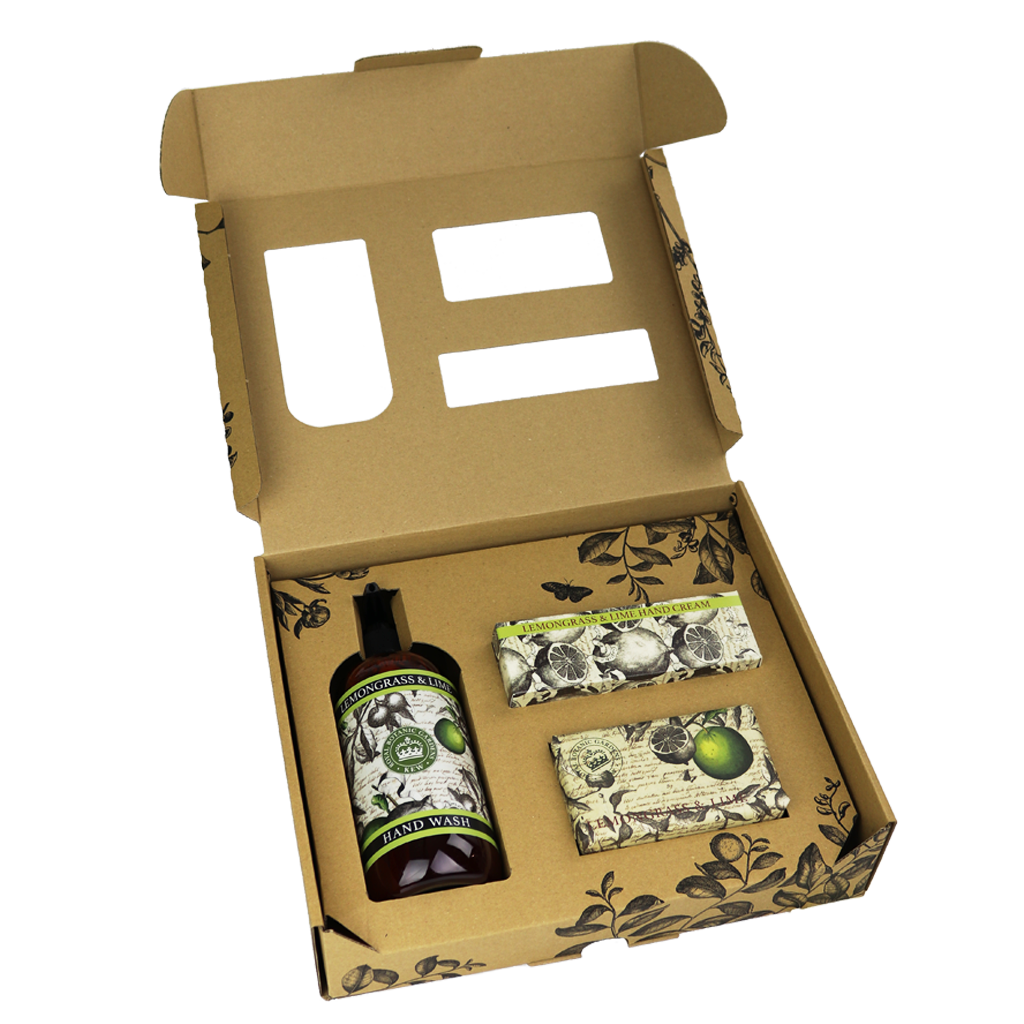 Kew Gardens Lemongrass and Lime Essential Hand Care Gift Box