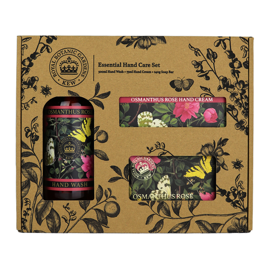 Kew Gardens Osmanthus Rose Essential Hand Care Gift Box