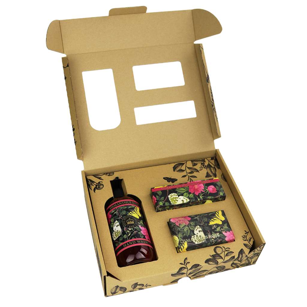 Kew Gardens Osmanthus Rose Essential Hand Care Gift Box