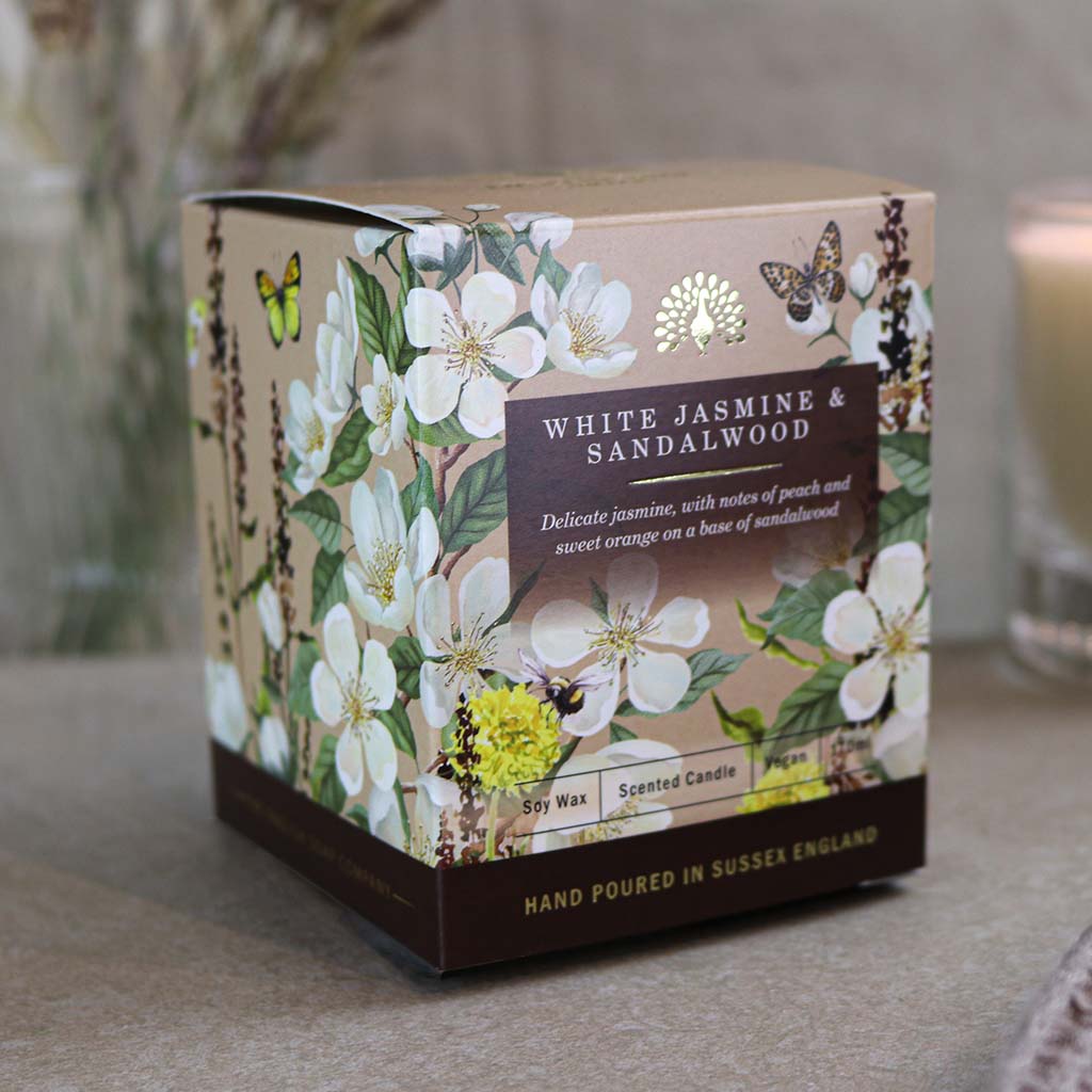 White Jasmine and Sandalwood Candle