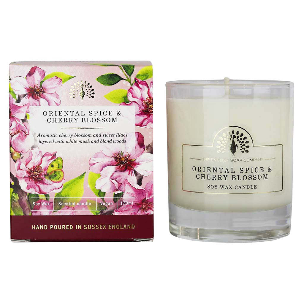 Oriental Spice and Cherry Blossom Candle