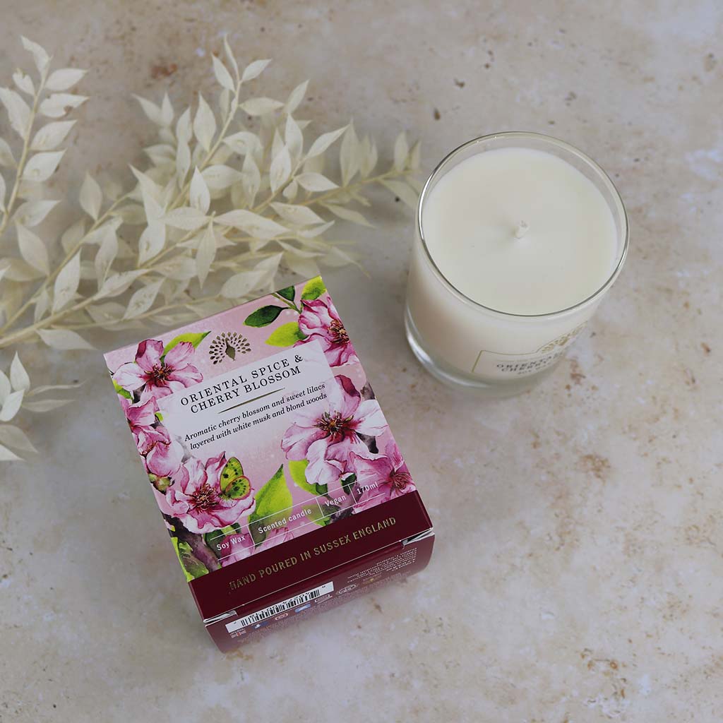 Oriental Spice and Cherry Blossom Candle