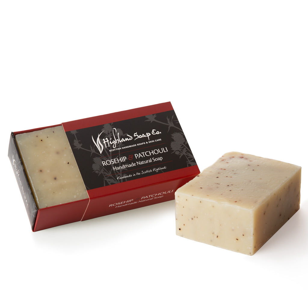 Rosehip & Patchouli Handmade Natural Soap 190g