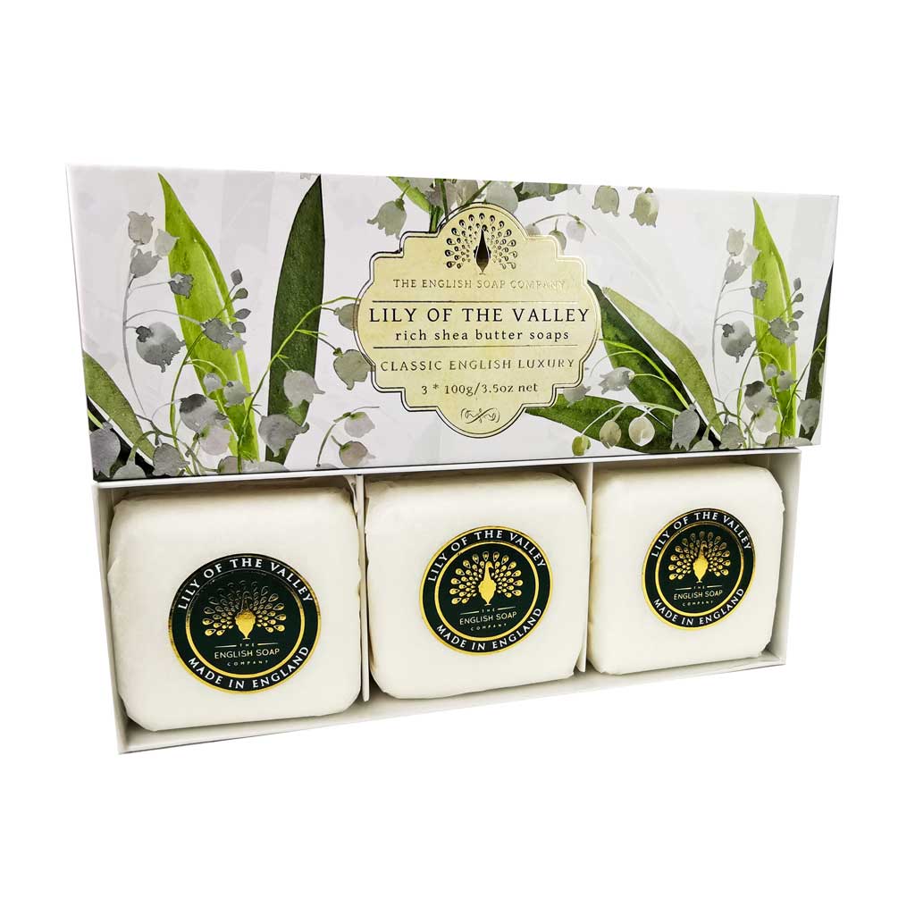 Lily of The Valley Triple Soap Gift Box