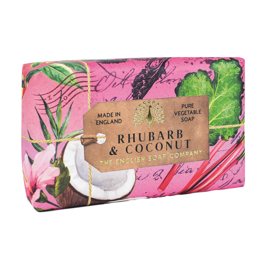 Rhubarb and Coconut Soap