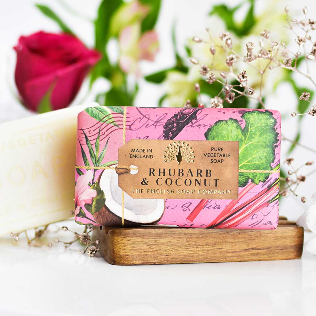 Rhubarb and Coconut Soap