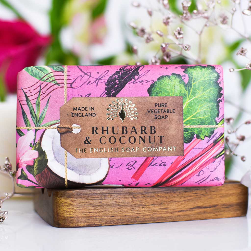 Rhubarb and Coconut Soap