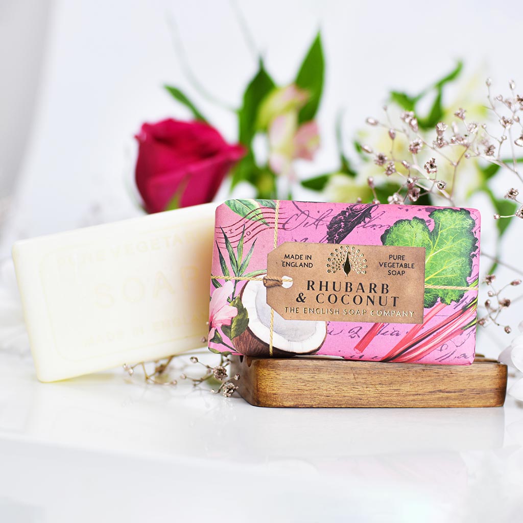 Rhubarb and Coconut Soap