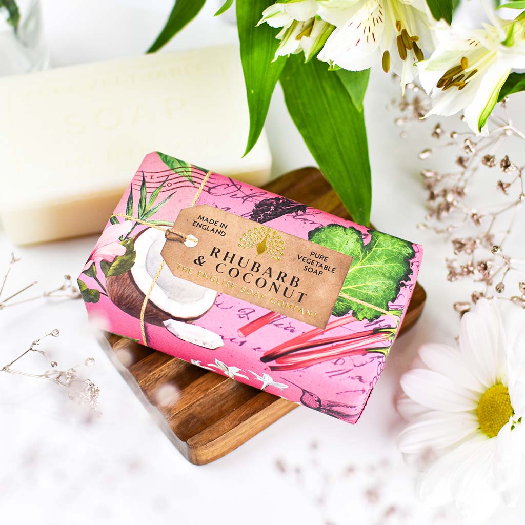 Rhubarb and Coconut Soap