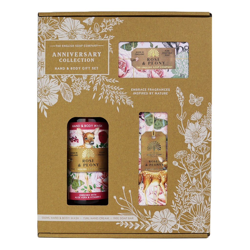 Rose and Peony Hand and Body Gift Box