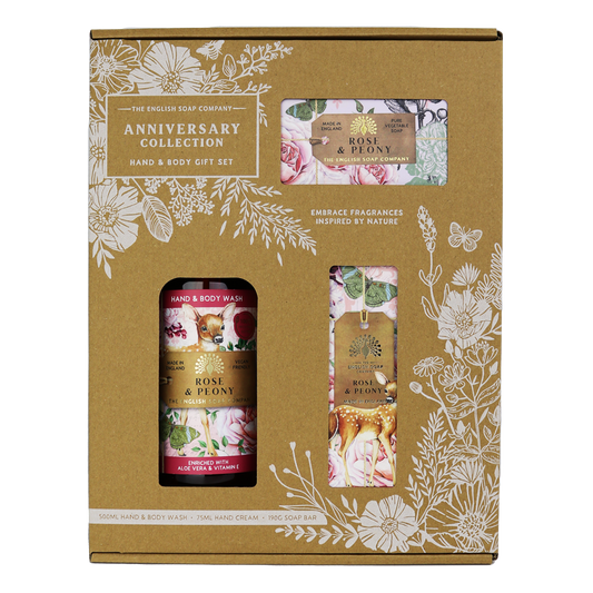 Rose and Peony Hand and Body Gift Box